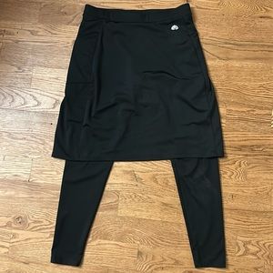 Songa Athletic Skirt Leggings Black Large